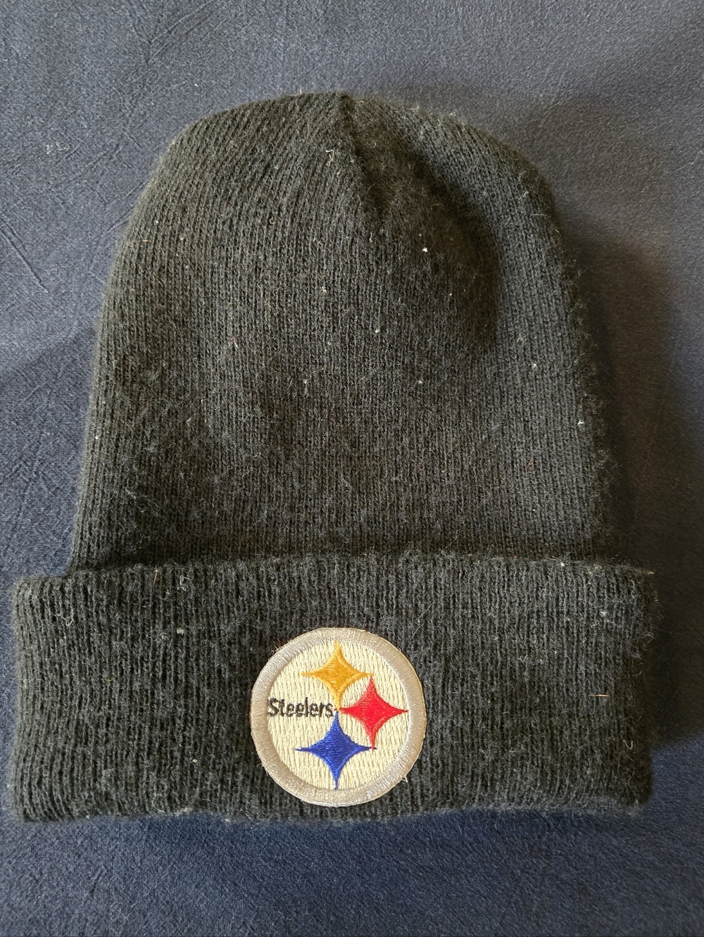 Pittsburgh Steelers Black Knit Cuffed Beanie